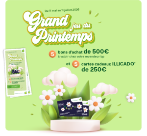 Grand jeu du printemps : tentez de gagner jusqu’à 500 € de bons d’achat bp !